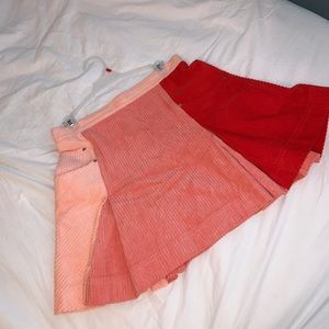 Urban Outfitters - Colorful Corduroy Skirt